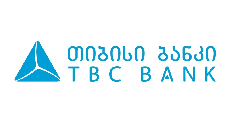 A logo of the TBC bank, Georgia